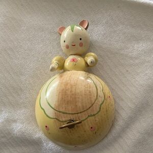 Vintage Wood Wind Up Toy